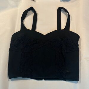 Anthropologie Black Lace Camisole